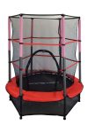 Capetan® Kiddy Jump 140cm trambulin védőhálóval és alsó biztonsági védőszoknyával, baby beltéri trambulin