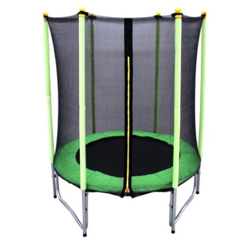 Capetan® Garden Jump Premium W lábakkal szerelt kül/beltéri horganyzott vázú 140cm átmérőjű gyermek trambulin védőhálóval