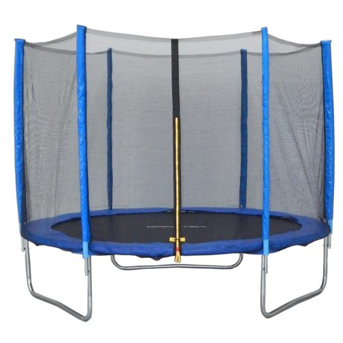 Capetan® Exit 244cm átm  védőhálós trambulin - kisgyermekekre optimalizált alacsony ugrálófelületmagasságú kivitel