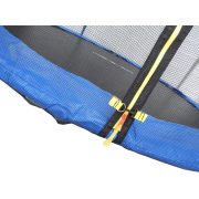 Capetan® Exit 244cm átm  védőhálós trambulin - kisgyermekekre optimalizált alacsony ugrálófelületmagasságú kivitel