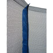 Capetan® Exit 244cm átm  védőhálós trambulin - kisgyermekekre optimalizált alacsony ugrálófelületmagasságú kivitel