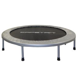   Capetan® Fit Fly Silver 122cm szobai trambulin, 100 kg terhelhetőség, pémium kategóriás rugóvédő