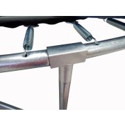 Capetan® Selector Lime 457 cm 180Kg terhelhetőséggel - hosszú védőháló tartóoszlopokkal, extra megerősített váz rögzítő T elemmel kialakított, kiemelkedően magas védőhálóval - kültéri prémium trambulin vastag szivaccsal , 89 cm magas ugrálófelülette