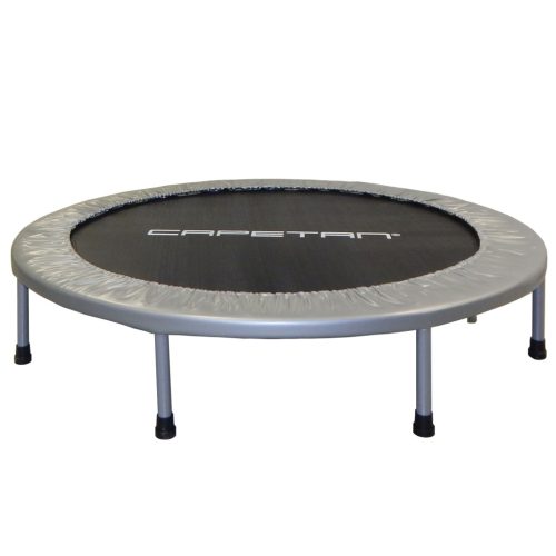 Capetan® Fit Fly Silver To Fold összecsukható 122cm trambulin, ezüst szürke rugóvédő szivaccsal, 100kg terhelhetőség