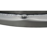 Capetan® Fit Fly Silver To Fold összecsukható 122cm trambulin, ezüst szürke rugóvédő szivaccsal, 100kg terhelhetőség
