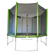 Capetan® Modern Fly íves, borulás elleni lábszerkezetű 305cm átm.kültéri trambulin PVC anyagú hálotartóoszlop burkolattal , extra magas hálóval, magas ugrálófelülettel Capetan® Modern Fly íves, borulás elleni lábszerkezetű 305cm átm.kültéri trambulin PVC anyagú hálotartóoszlop burkolattal , extra magas hálóval, magas ugrálófelülettel