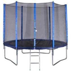   Trambulin szett 250cm átmérővel, létrával, 150Kg terhelhetőséggel, 54db rugóval gyerekeknek optimalizált magasság