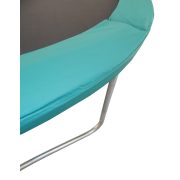 Capetan® Olive 305 cm átm. 4 w lábbal 8 hálótartó oszloppal rendelkező kültéri Luxus trambulin szett védőhálóval, 160Kg teherbírással, 64db rugóval - A megnövelt számú láb és rugó miatt  a legstabilabb trambulin