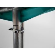 Capetan® Selector 366 cm átm.extra váz rögzítő T elemmel megerősített szerkezetű kiemelkedően magas védőhálós trambulin  - kültéri prémium trambulin vastag szivaccsal