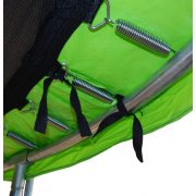 Capetan® 244cm átm. Lime Zöld színű PVC trambulin rugóvédő 20mm vastag szivacsozással, 26 cm rugóvédő felülettel, cca. 23-24 cm széles belső szivacsozással
