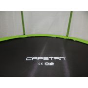 Capetan® Omega 183 cm átm. trambulin védőhálóval Lime színben kisgyermekeknek optimalizált 45 cm ugrálófelület magasság